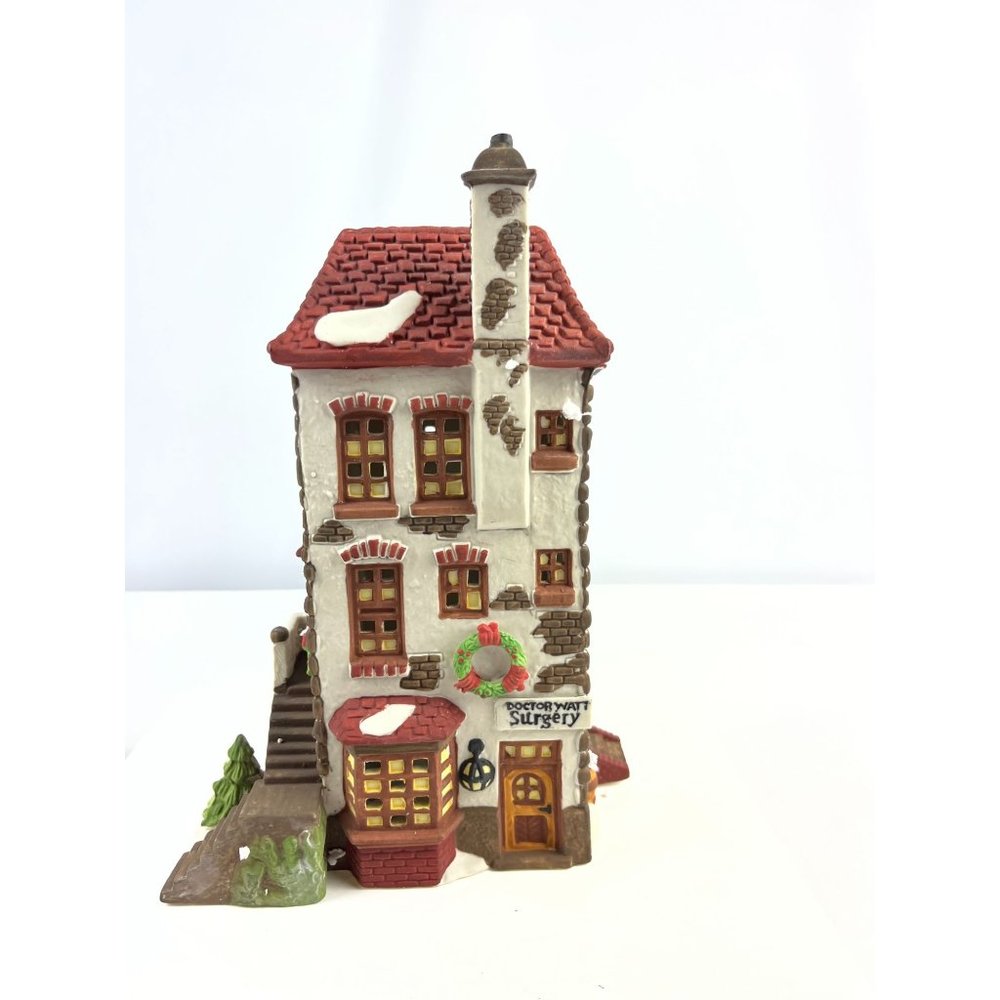 Vintage 1990 Department 56 C.H. Watt Physician Dickens Village Series Retired